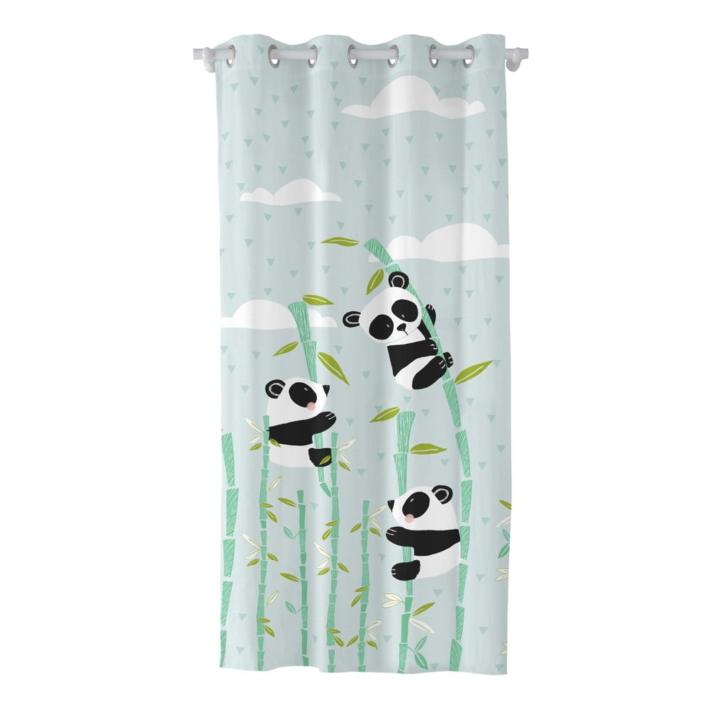 Detský bavlnený záves Moshi Moshi Panda Garden 140 x 265 cm