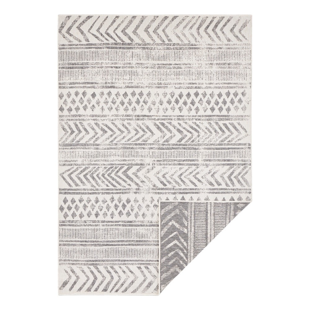 Sivo-krémový vonkajší koberec NORTHRUGS Biri 200 x 290 cm