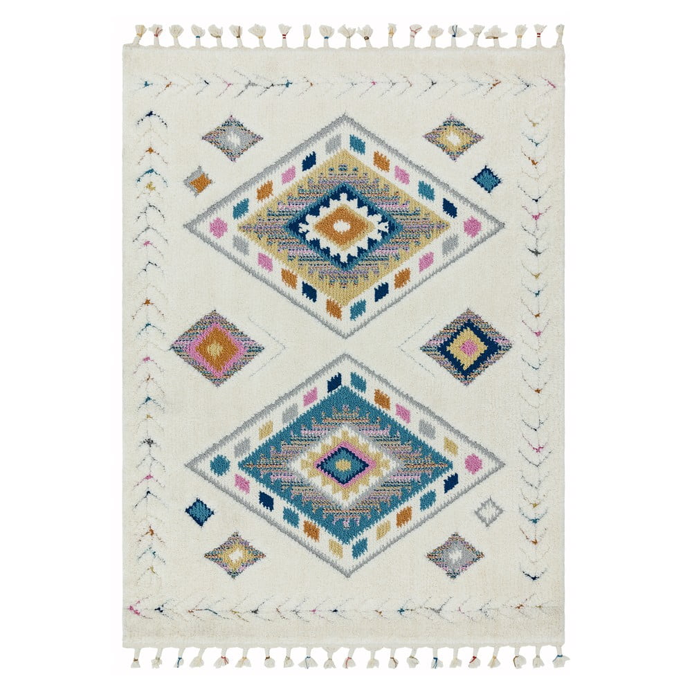 Béžový koberec Asiatic Carpets Rhombus 160 x 230 cm