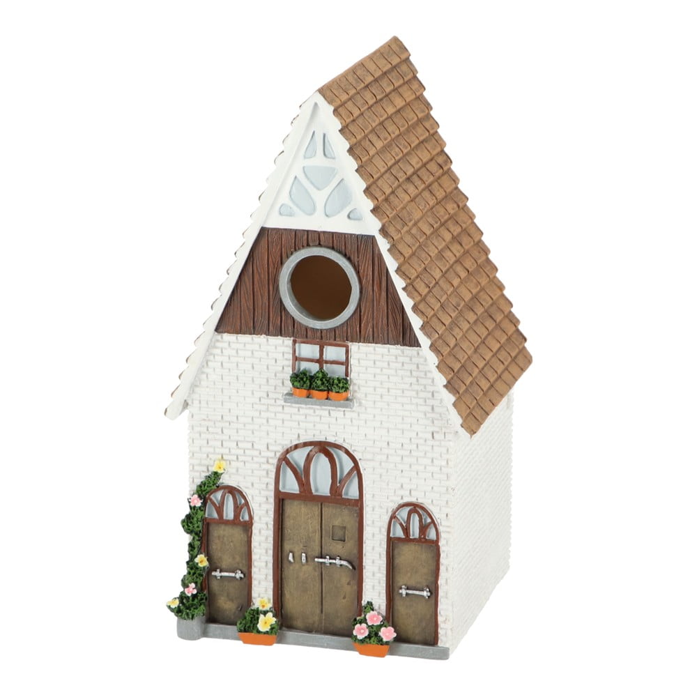 Biela búdka pre vtáčiky Esschert Design Farm House