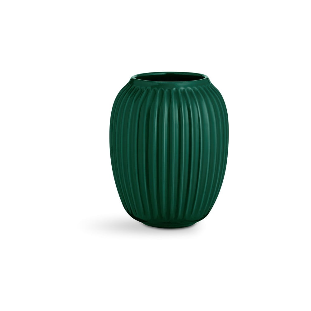 Zelená kameninová váza Kähler Design Hammershoi výška 20 cm