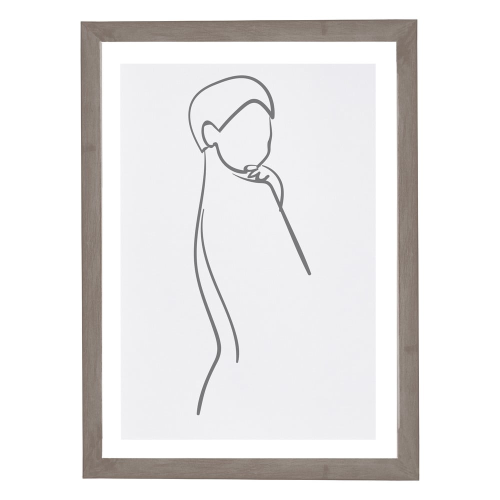 Nástenný obraz v ráme Surdic Woman Body 30 x 40 cm