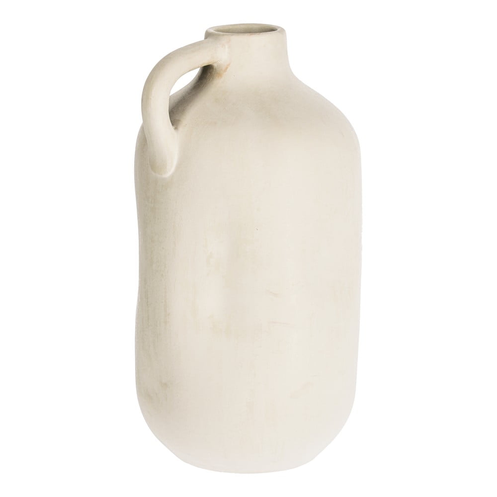 Biela keramická váza Kave Home Caetana výška 55 cm