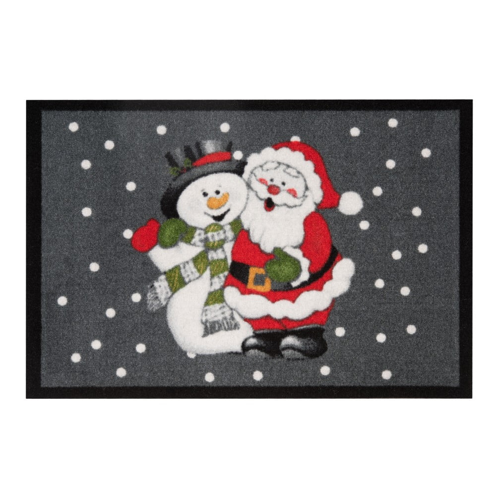 Rohožka Hanse Home Santa and Snowman 40 × 60 cm