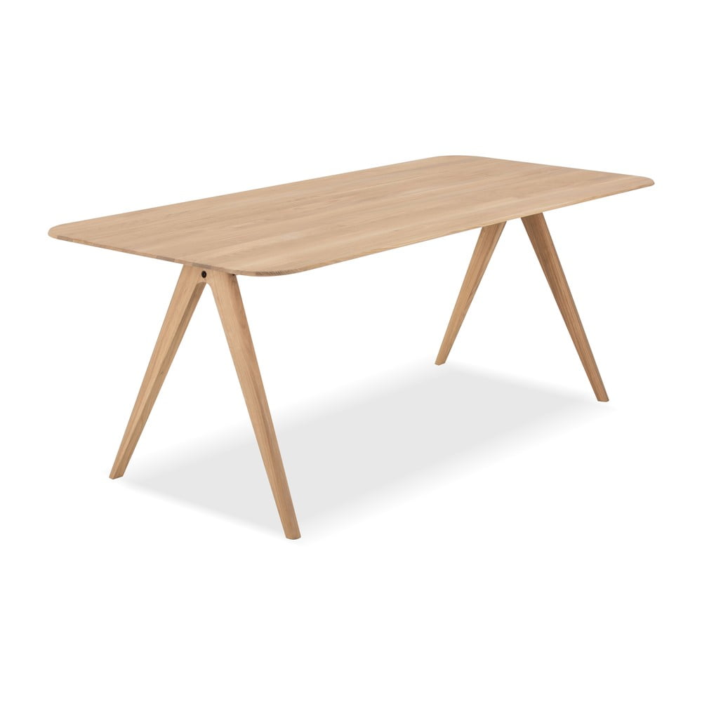 Jedálenský stôl z dubového dreva Gazzda Ava 200 x 90 cm