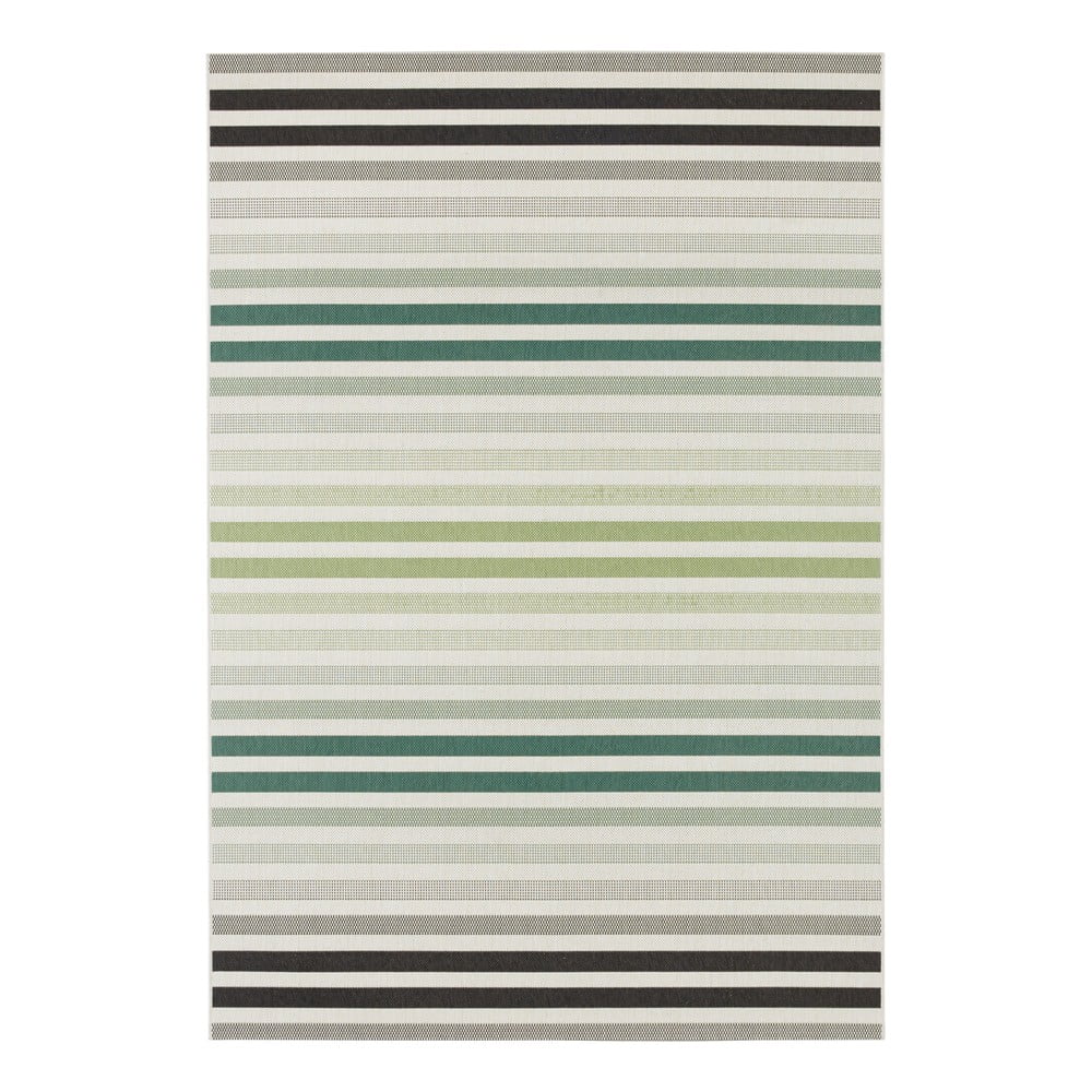 Zeleno-sivý vonkajší koberec NORTHRUGS Paros 120 x 170 cm