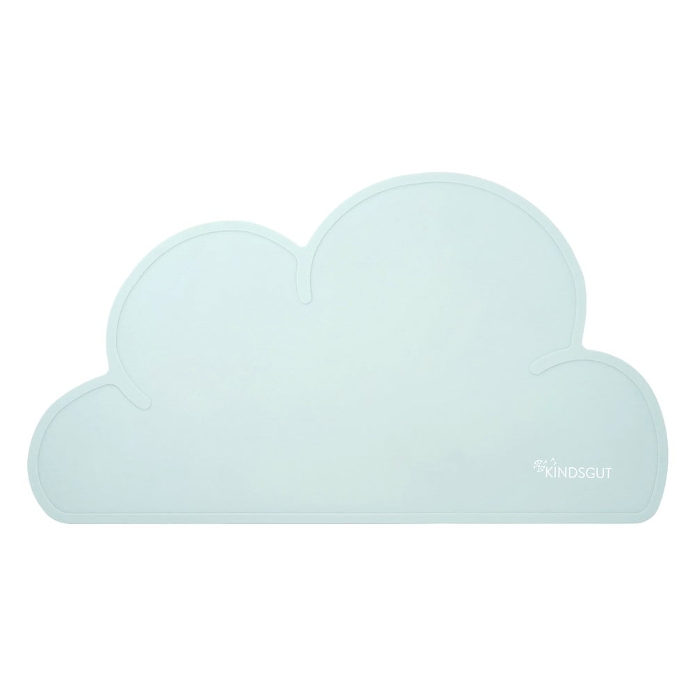 Modré silikónové prestieranie Kindsgut Cloud 49 x 27 cm