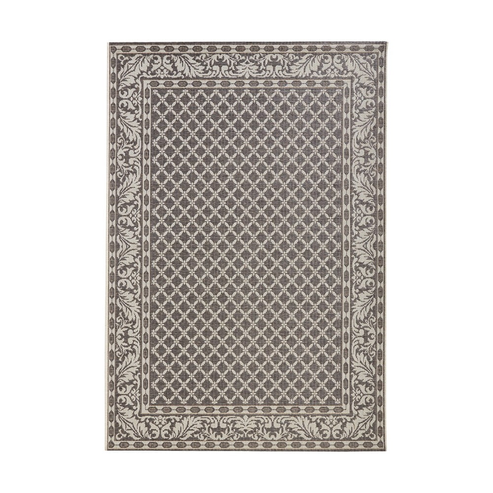 Sivo-krémový vonkajší koberec NORTHRUGS Royal 160 x 230 cm