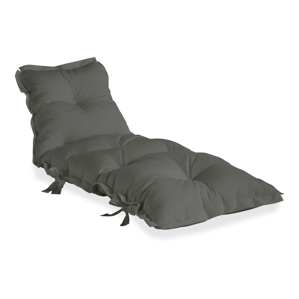 Tmavosivý variabilný futón vhodný do exteriéru Karup OUT™ SitSleep Dark Grey