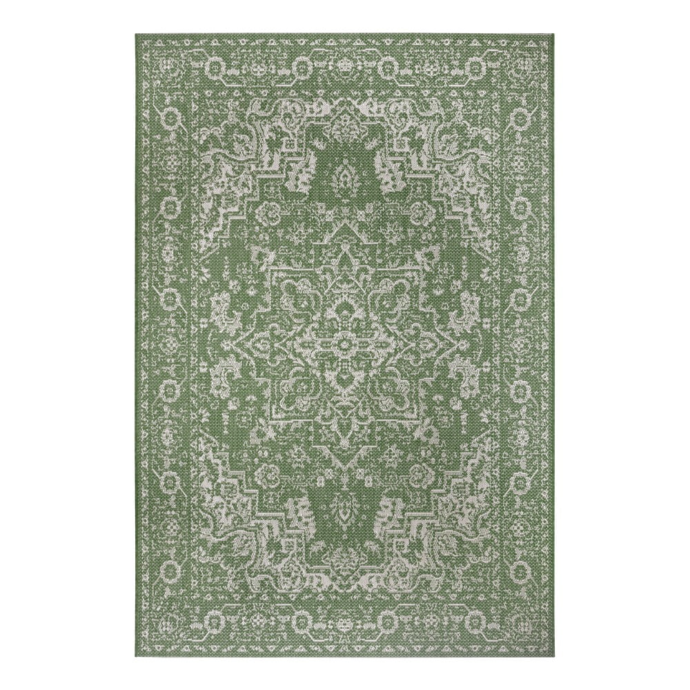 Zeleno-béžový vonkajší koberec Ragami Vienna 200 x 290 cm