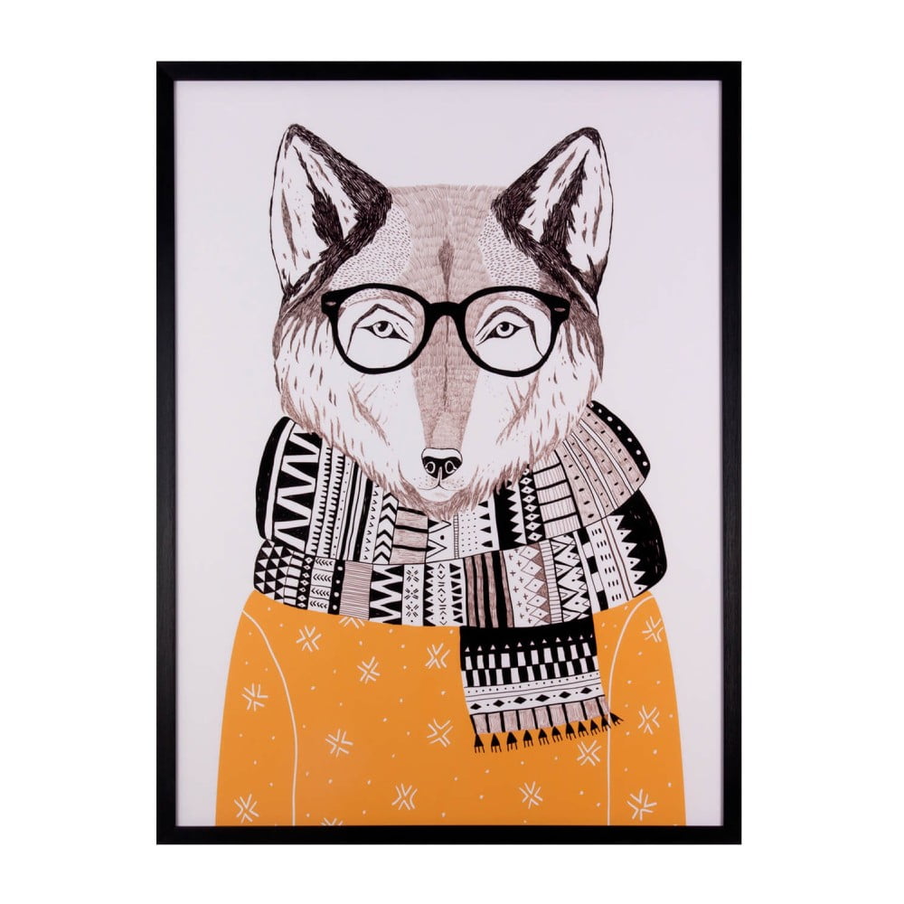 Obraz sømcasa Wolf 60 × 80 cm