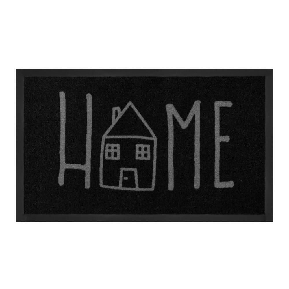 Čierna rohožka Hanse Home Easy Home 45 x 75 cm