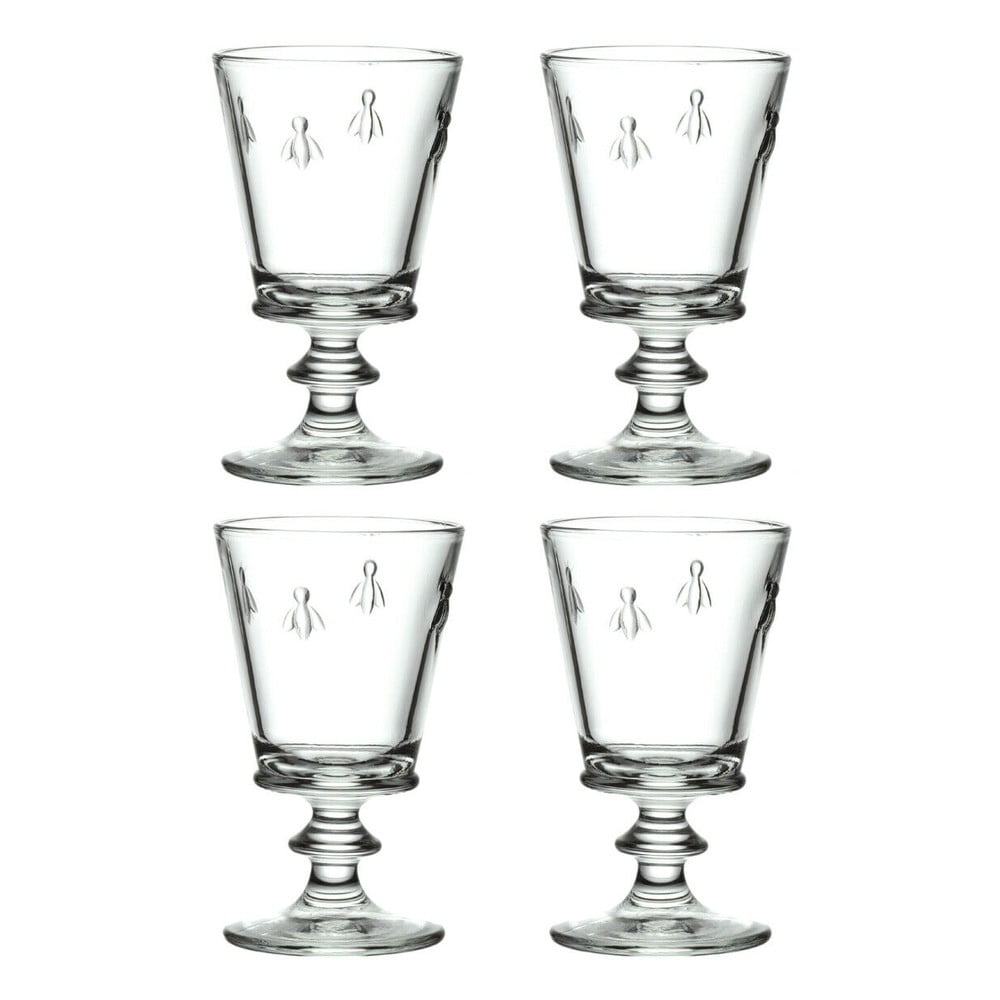 Súprava 4 sklenených pohárov La Rochère Abeille Lumina