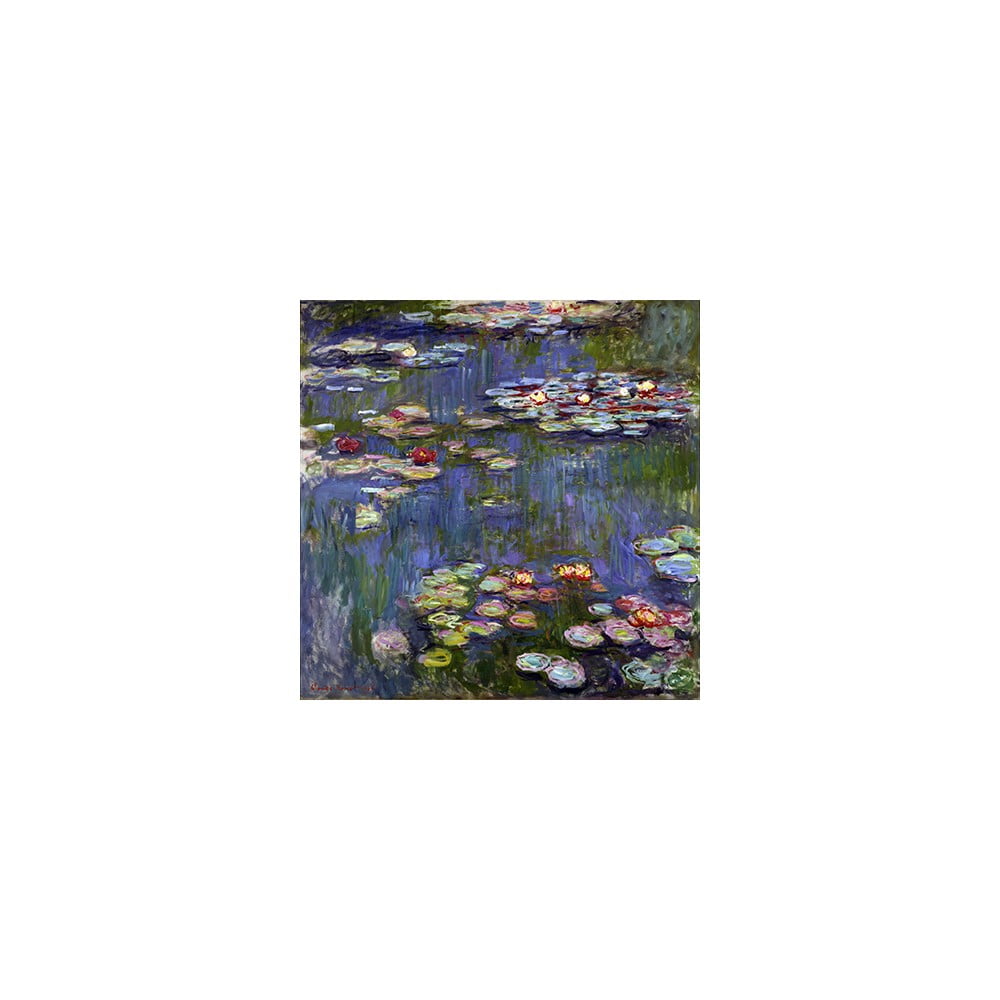 Reprodukcia obrazu Claude Monet - Water Lilies 50 x 50 cm
