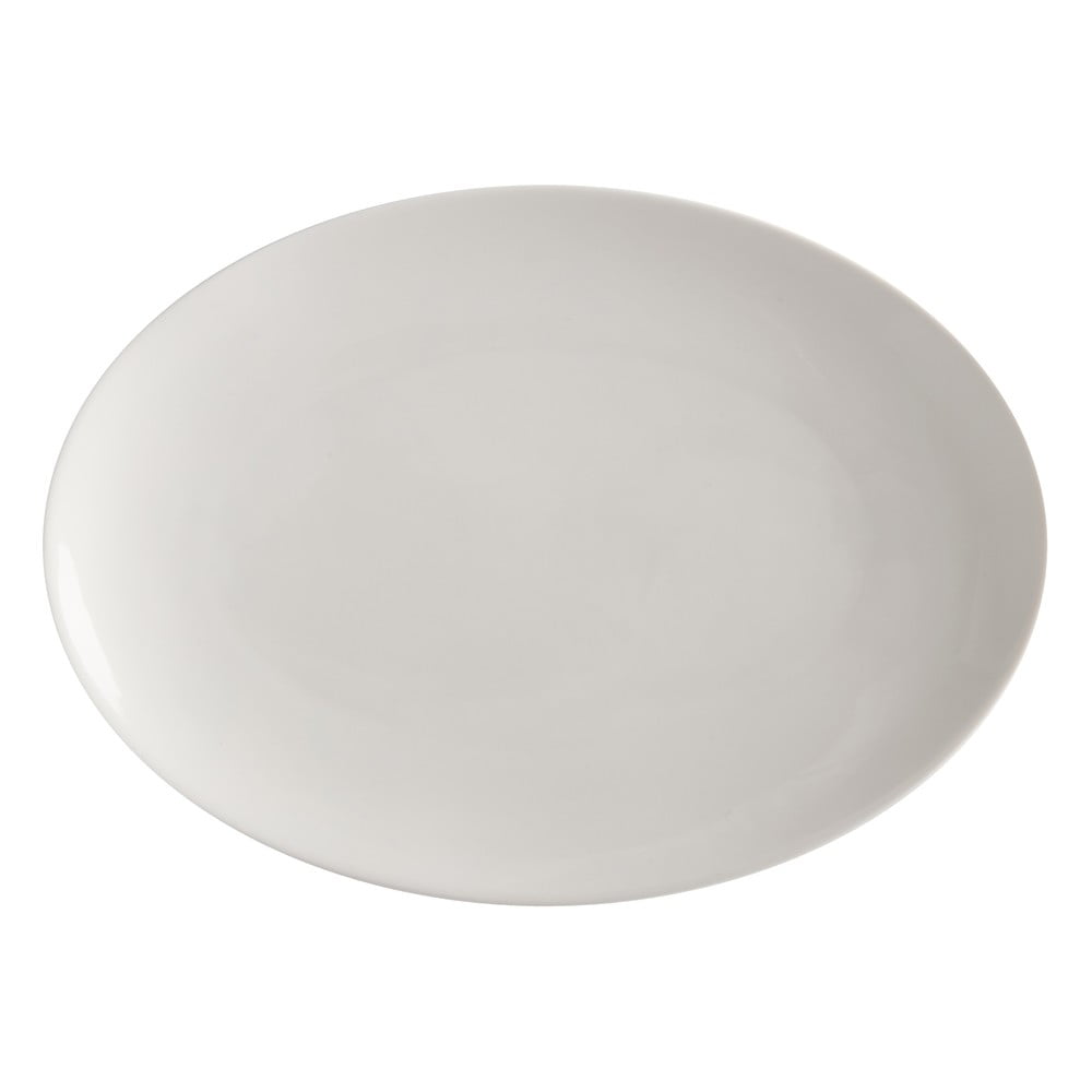 Biely porcelánový tanier Maxwell  Williams Basic 30 x 22 cm