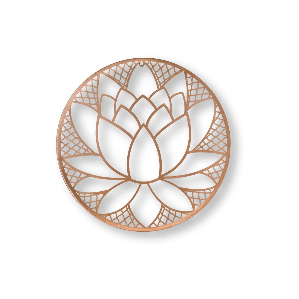 Kovová nástenná dekorácia Graham  Brown Lotus Blossom