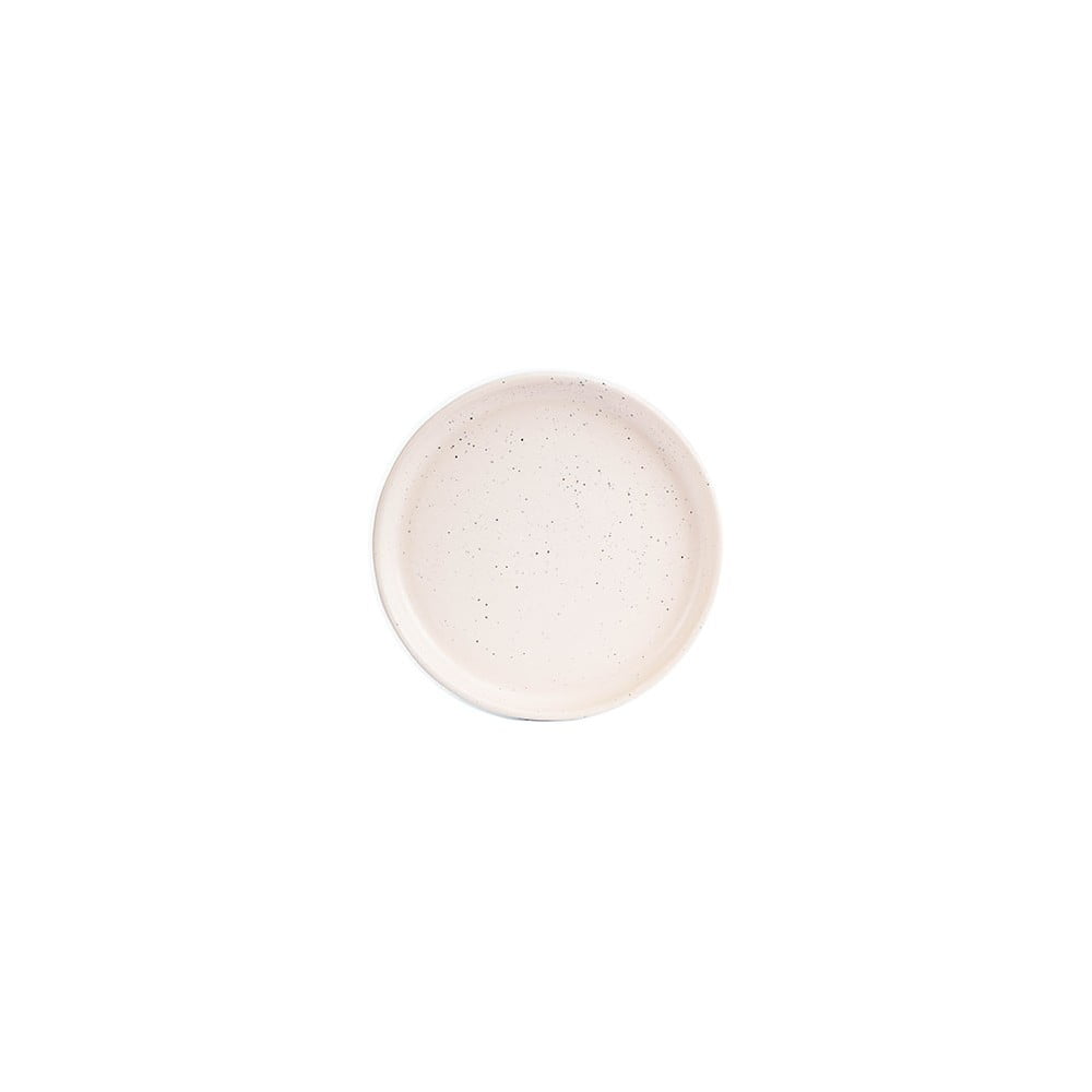 Svetloružový kameninový dezertný tanier ÅOOMI Dust ø 17 cm