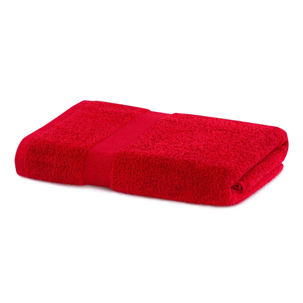 Červený uterák DecoKing Marina 70 × 140 cm