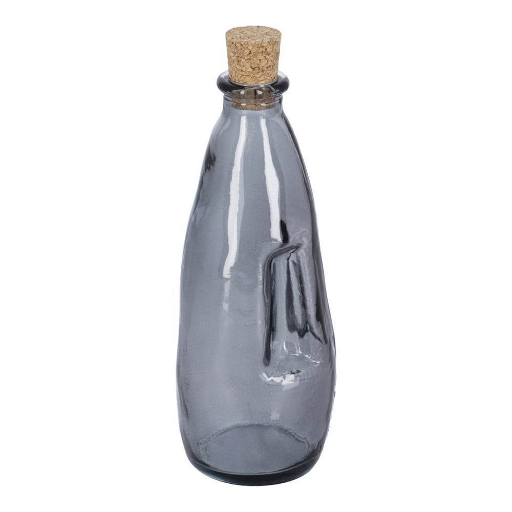 Sklenená fľaša na olej alebo ocot Kave Home Rohan výška 20 cm