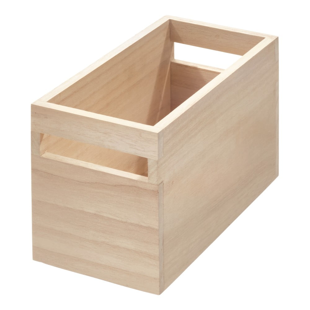 Úložný box z dreva paulownia iDesign Eco Wood 127 x 254 cm