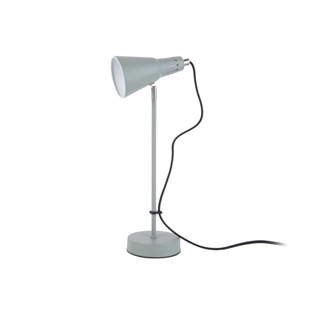 Sivozelená stolová lampa Leitmotiv Mini Cone ø 16 cm