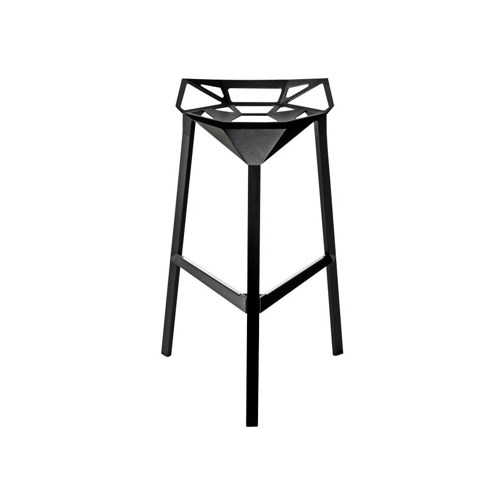 Čierna barová stolička Magis Officina výška 84 cm