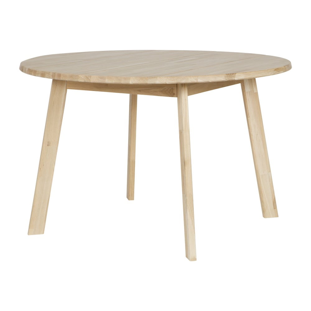 Jedálenský stôl z dubového dreva WOOOD Disc Ø 120 cm