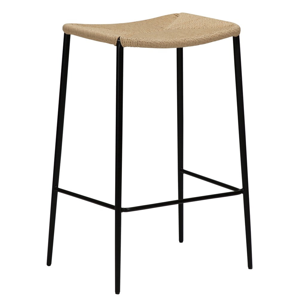 Béžová prírodná barová stolička DAN-FORM Denmark Stiletto výška 68 cm