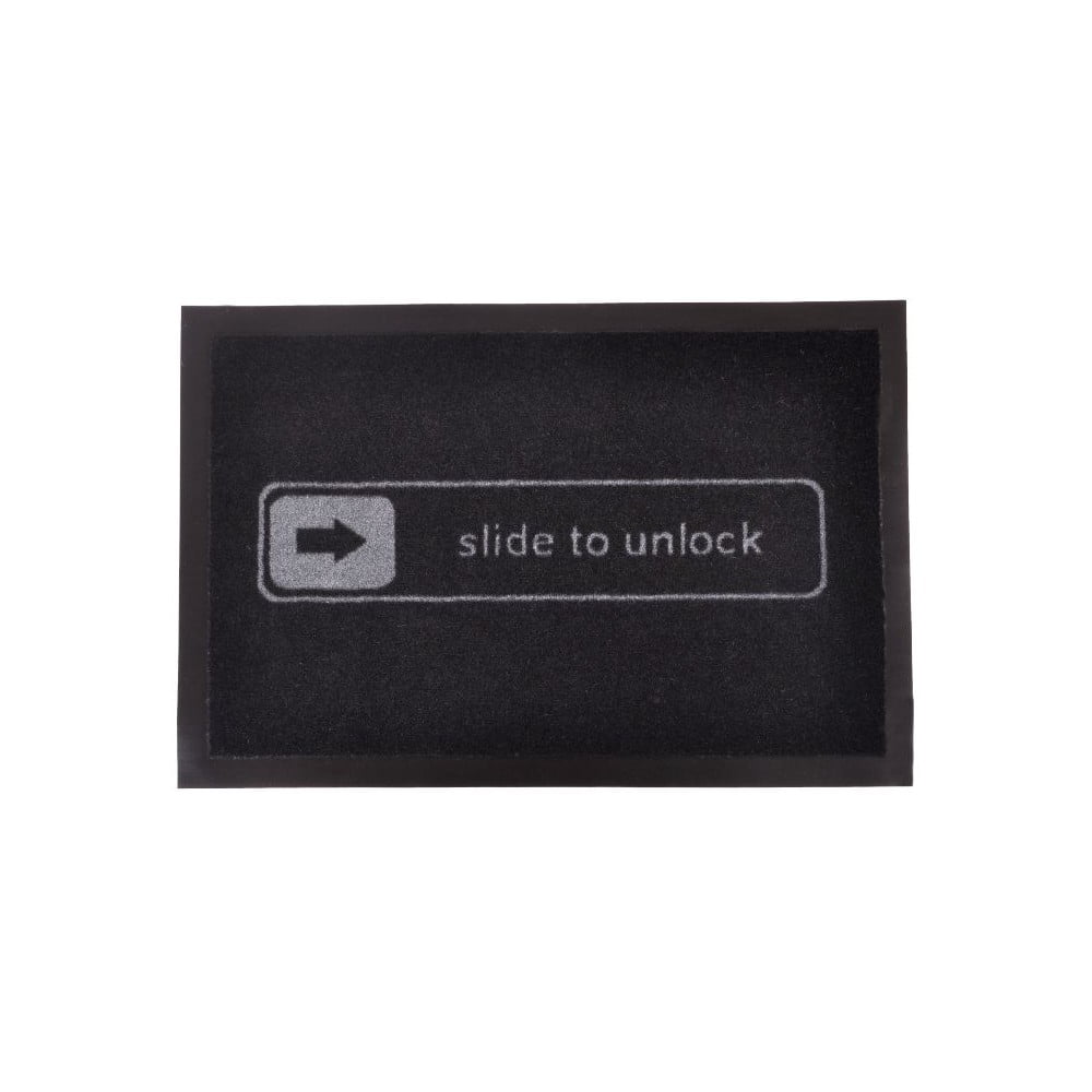 Čierna rohožka Hanse Home Slide to Unlock 40 × 60 cm