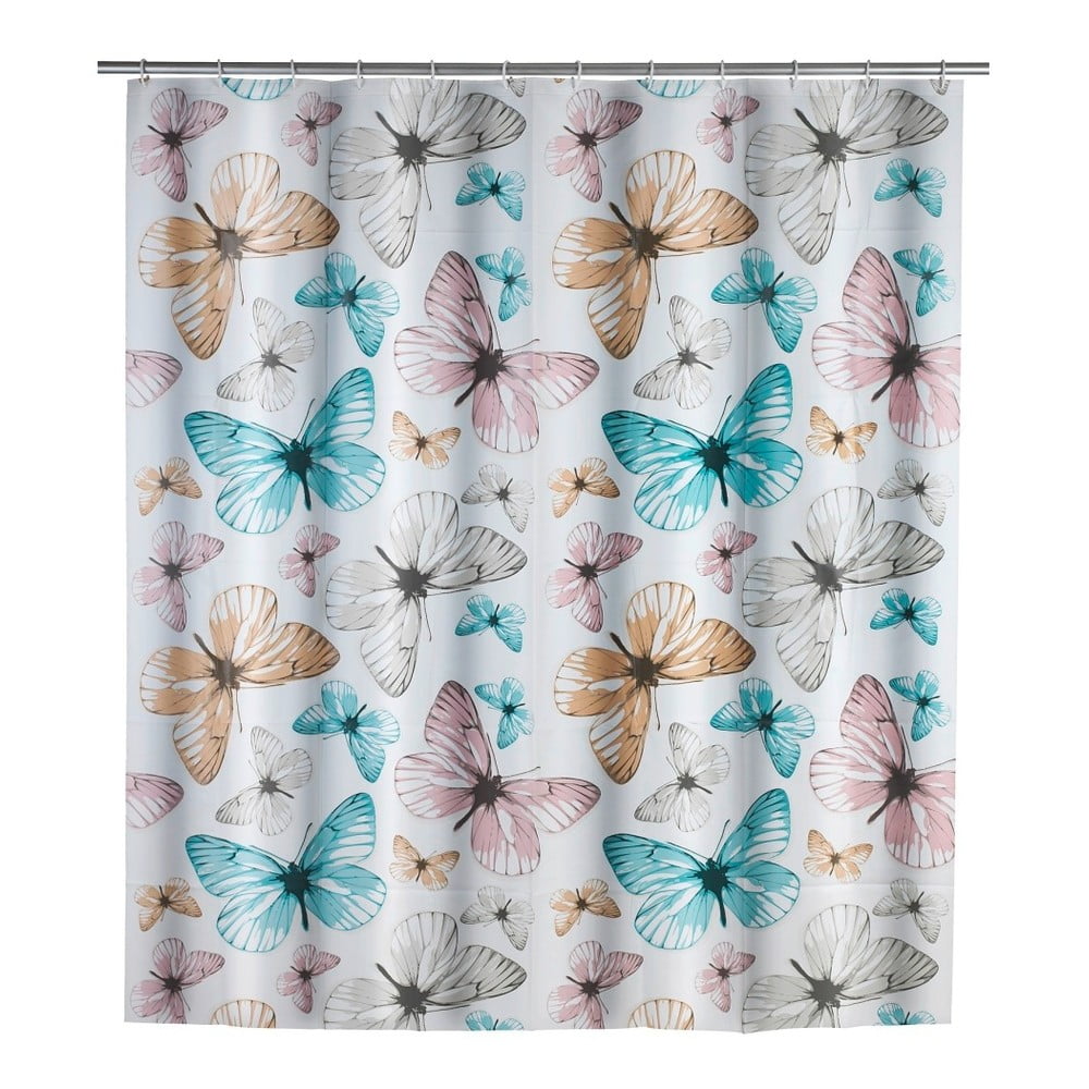 Sprchový záves Wenko Butterfly 180 × 200 cm