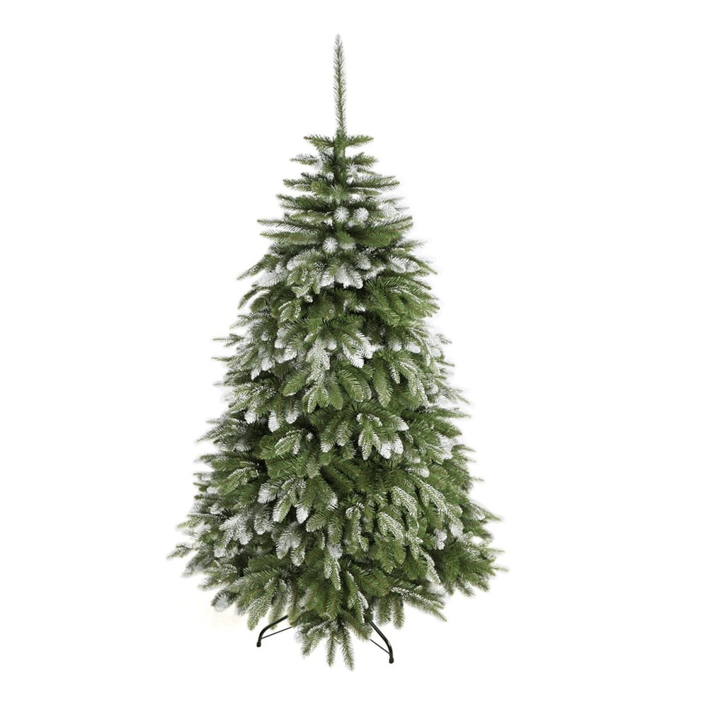 Umelý vianočný stromček zasnežený smrek výška 150 cm