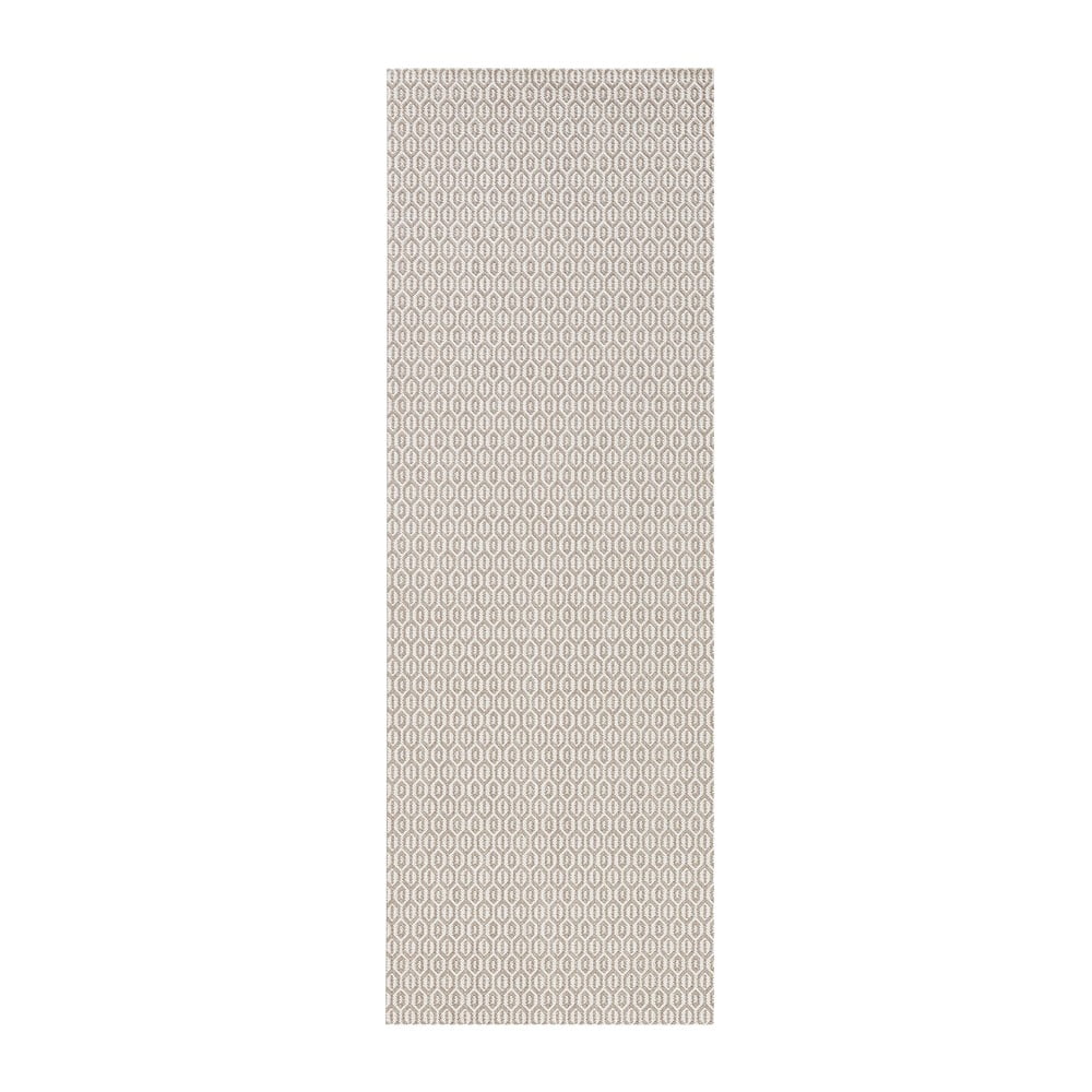 Sivý vonkajší koberec NORTHRUGS Coin 80 x 200 cm
