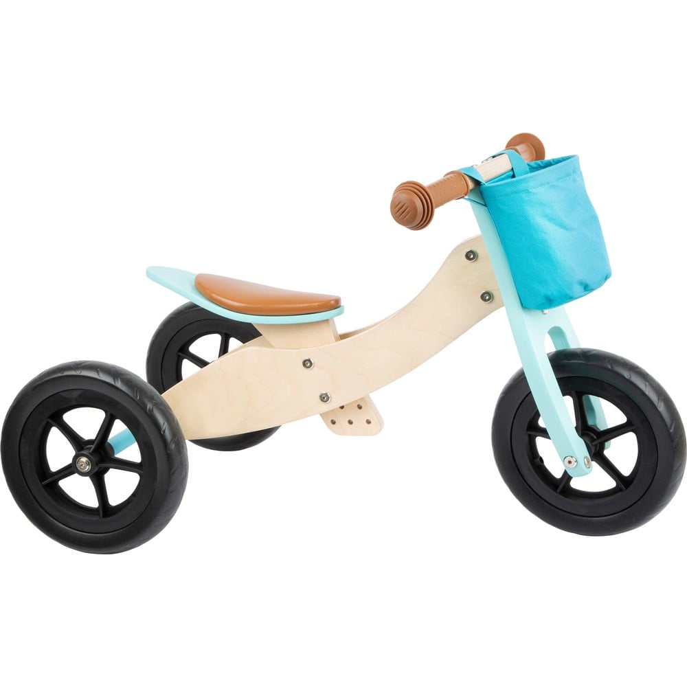Tyrkysovomodrá detská trojkolka Legler Trike Maxi
