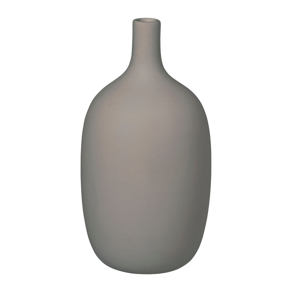 Sivá váza Blomus Ceola výška 21 cm