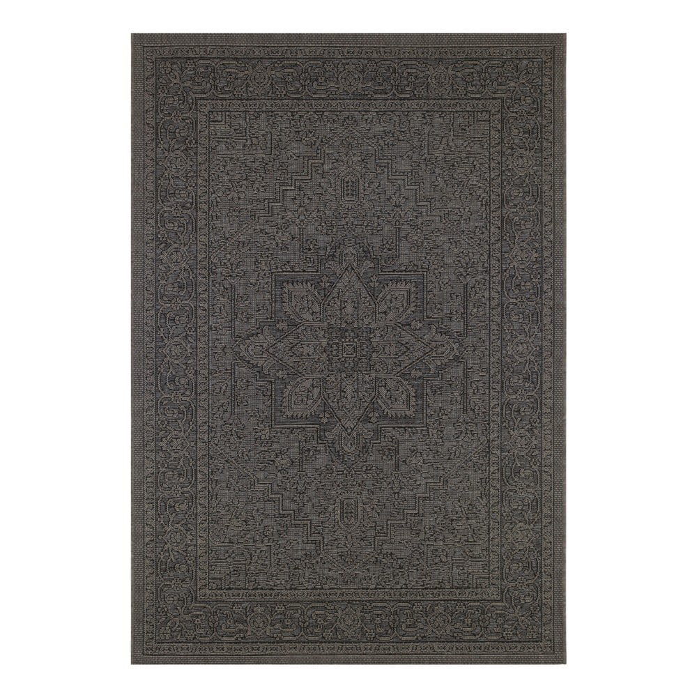 Čierno-béžový vonkajší koberec NORTHRUGS Anjara 200 x 290 cm