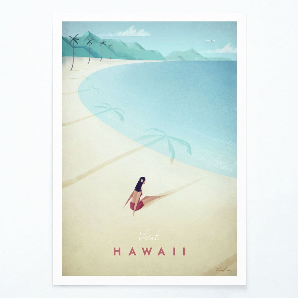 Plagát Travelposter Hawaii A2