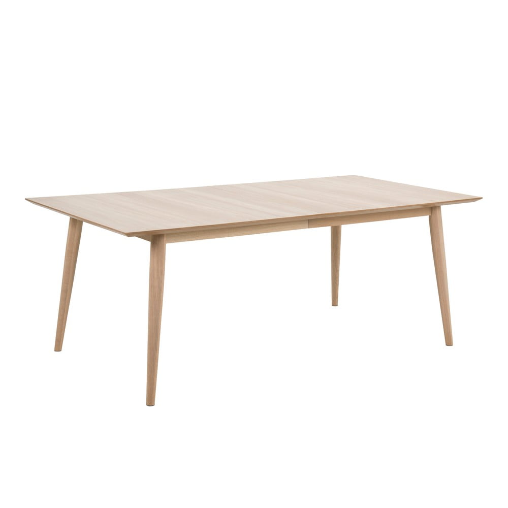 Rozkladací jedálenský stôl s podnožím z dubového dreva Actona Century 200 x 100 cm