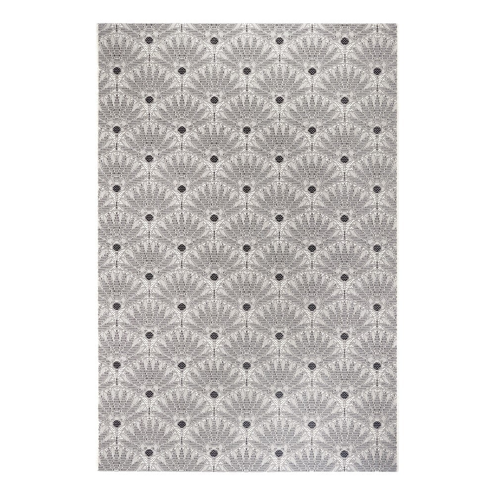 Čierno-sivý vonkajší koberec Ragami Amsterdam 160 x 230 cm
