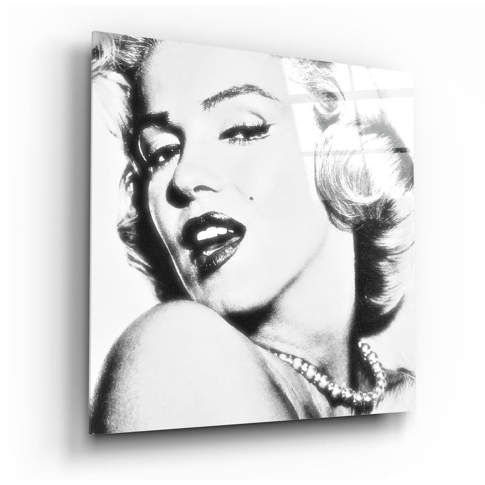 Sklenený obraz Insigne Marilyn Monroe 40 x 40 cm