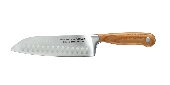 Tescoma nôž Santoku FEELWOOD 17 cm